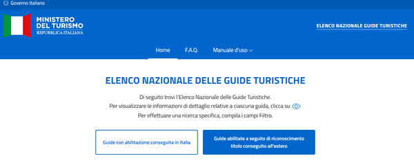 Elenco Nazionale delle Guide Turistiche